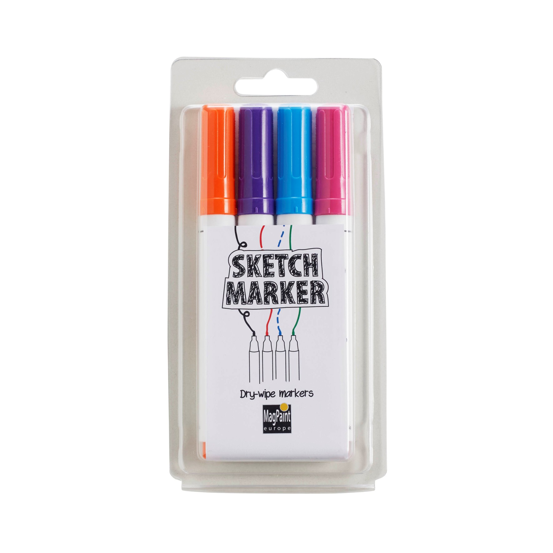 Set Markere Fun Whiteboard MagPaint 4buc.