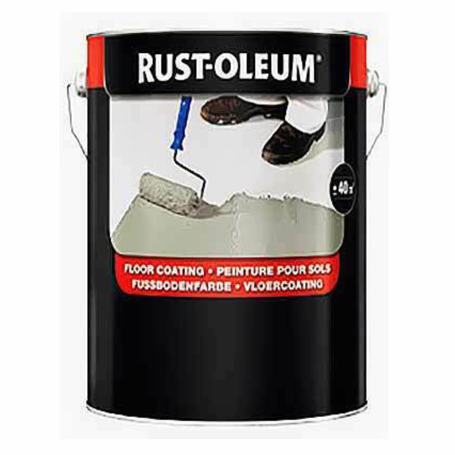 Vopsea Beton Negru 7100 Rust-Oleum 5 Litri