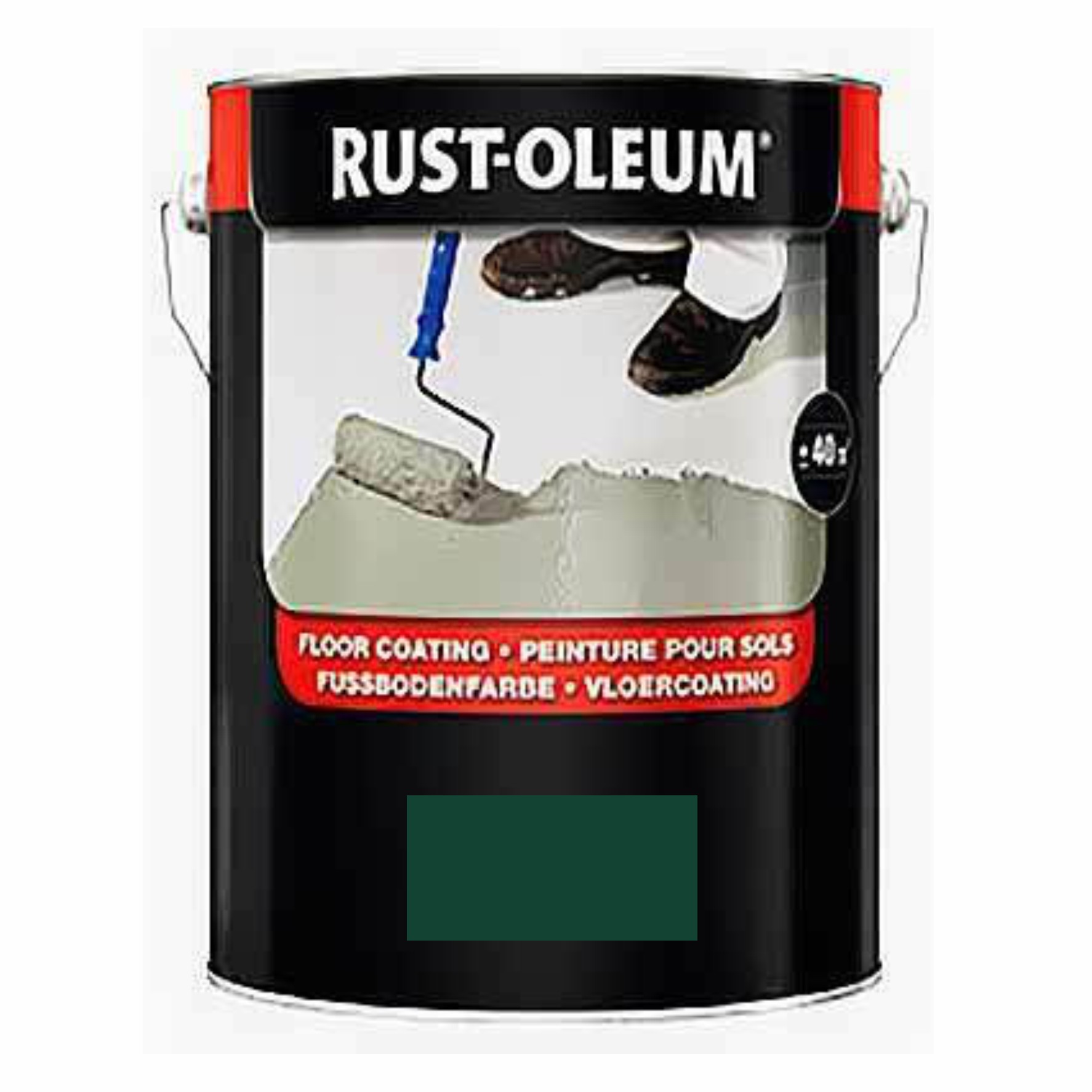 Vopsea Beton Verde Intens 7100 Rust-Oleum 5 Litri