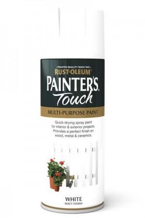 Vopsea Spray alb mat Painter’s Touch Matt White 400ml