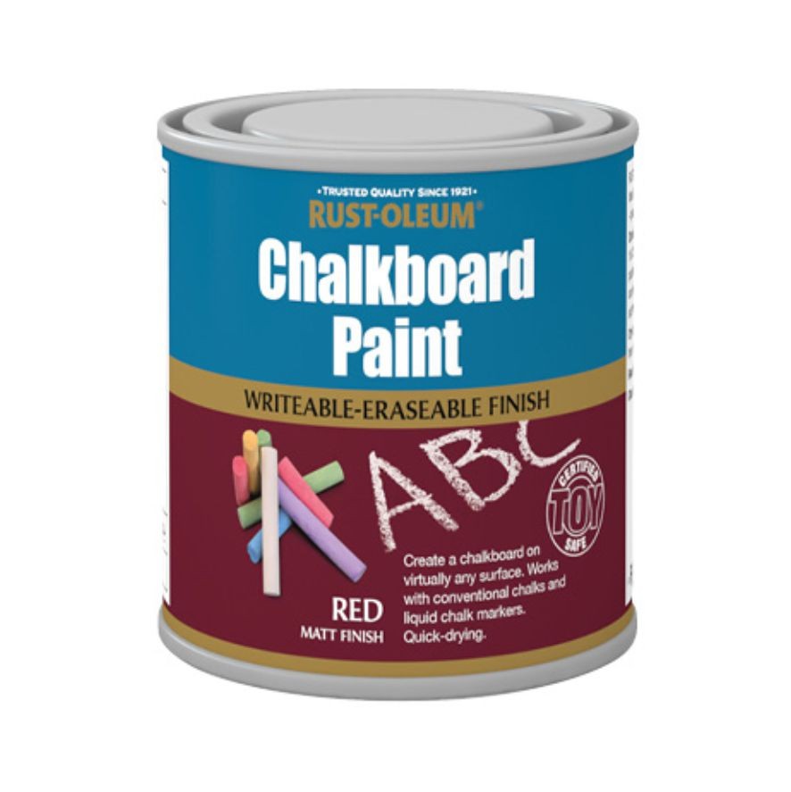 Vopsea Tabla De Scris Rosu Rust Oleum 250ml