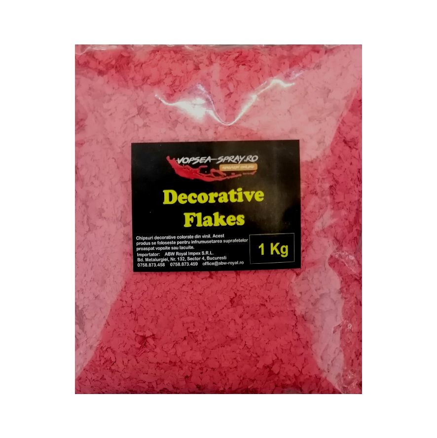 Chips-uri Decorative Rosii 1Kg