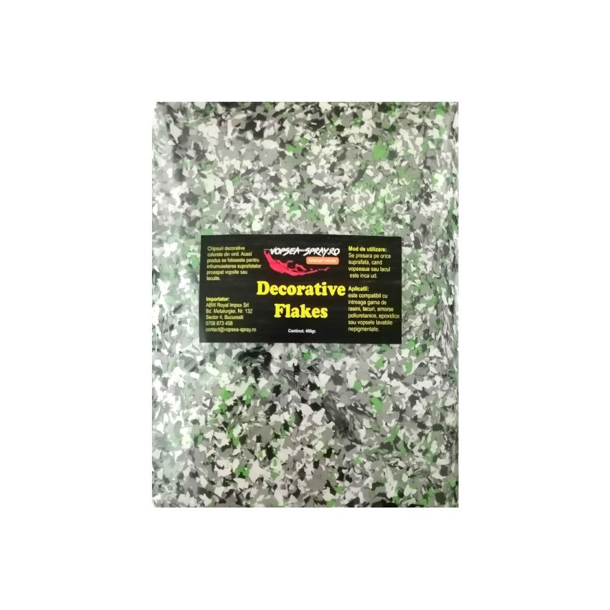 Chips-uri Decorative Green Granite 400 Gr.