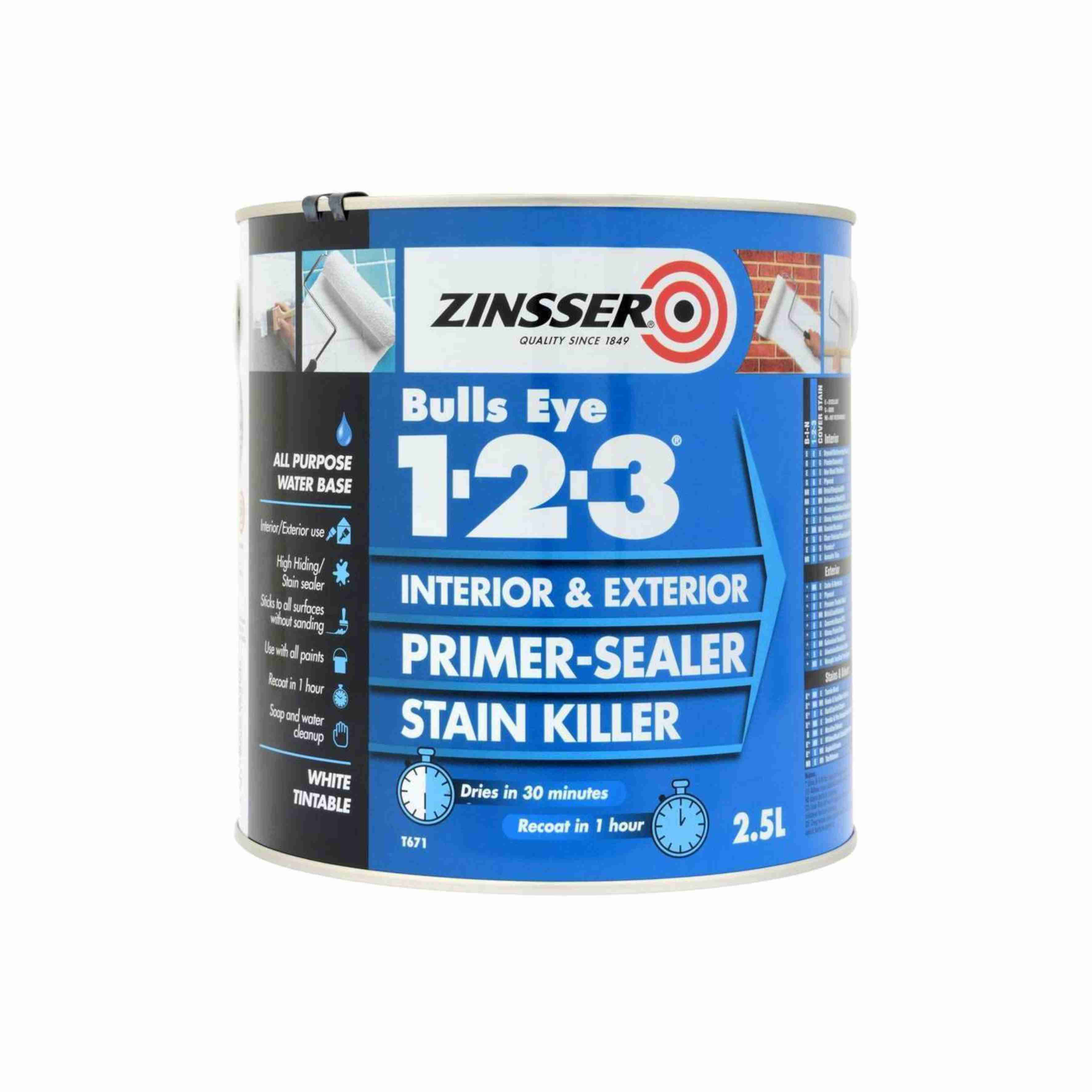 Amorsa Antimucegai, Zinsser 1-2-3, 2.5 Litri