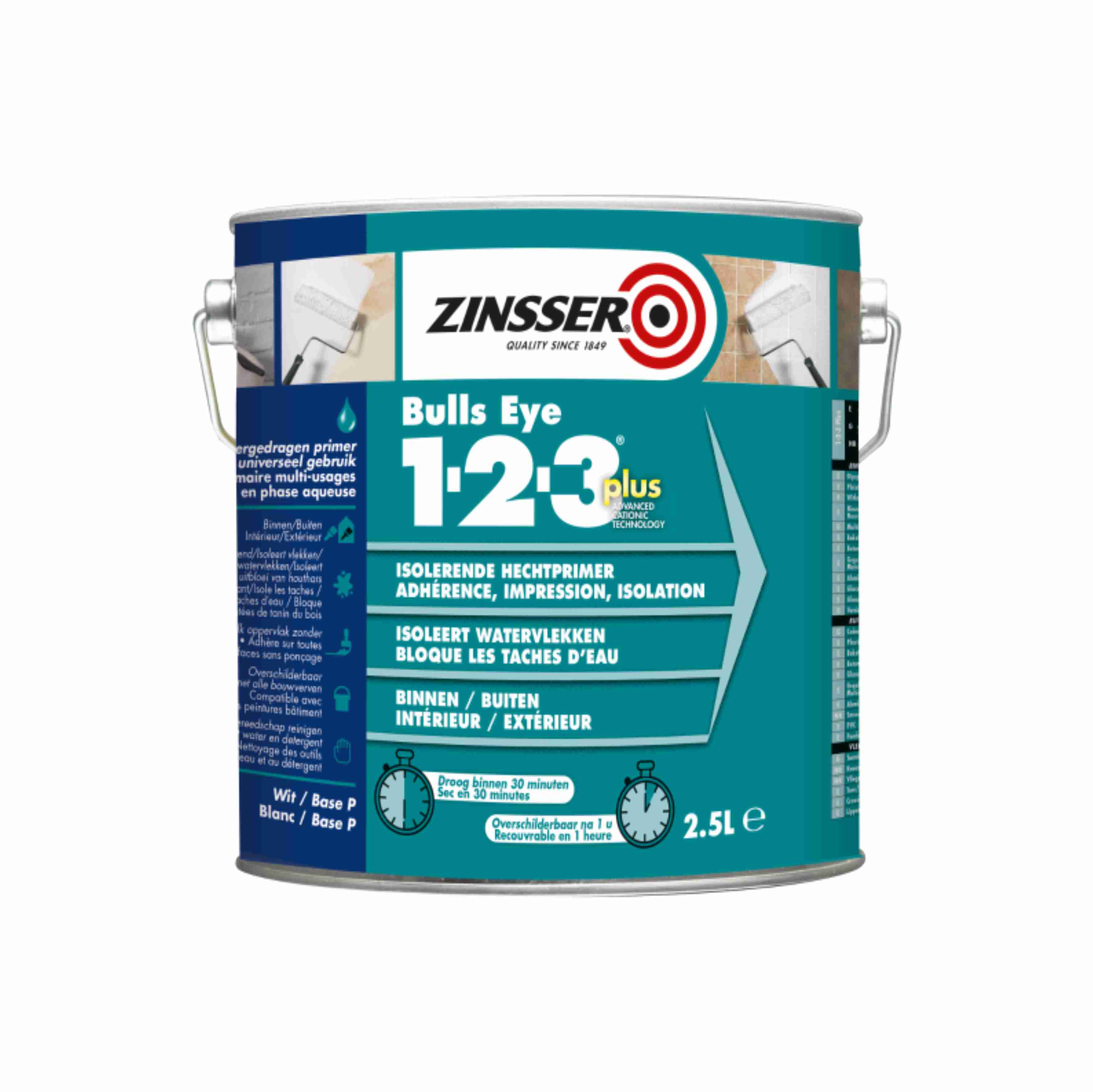 Amorsa Antimucegai, Zinsser 1-2-3 Plus,  2.5 Litri