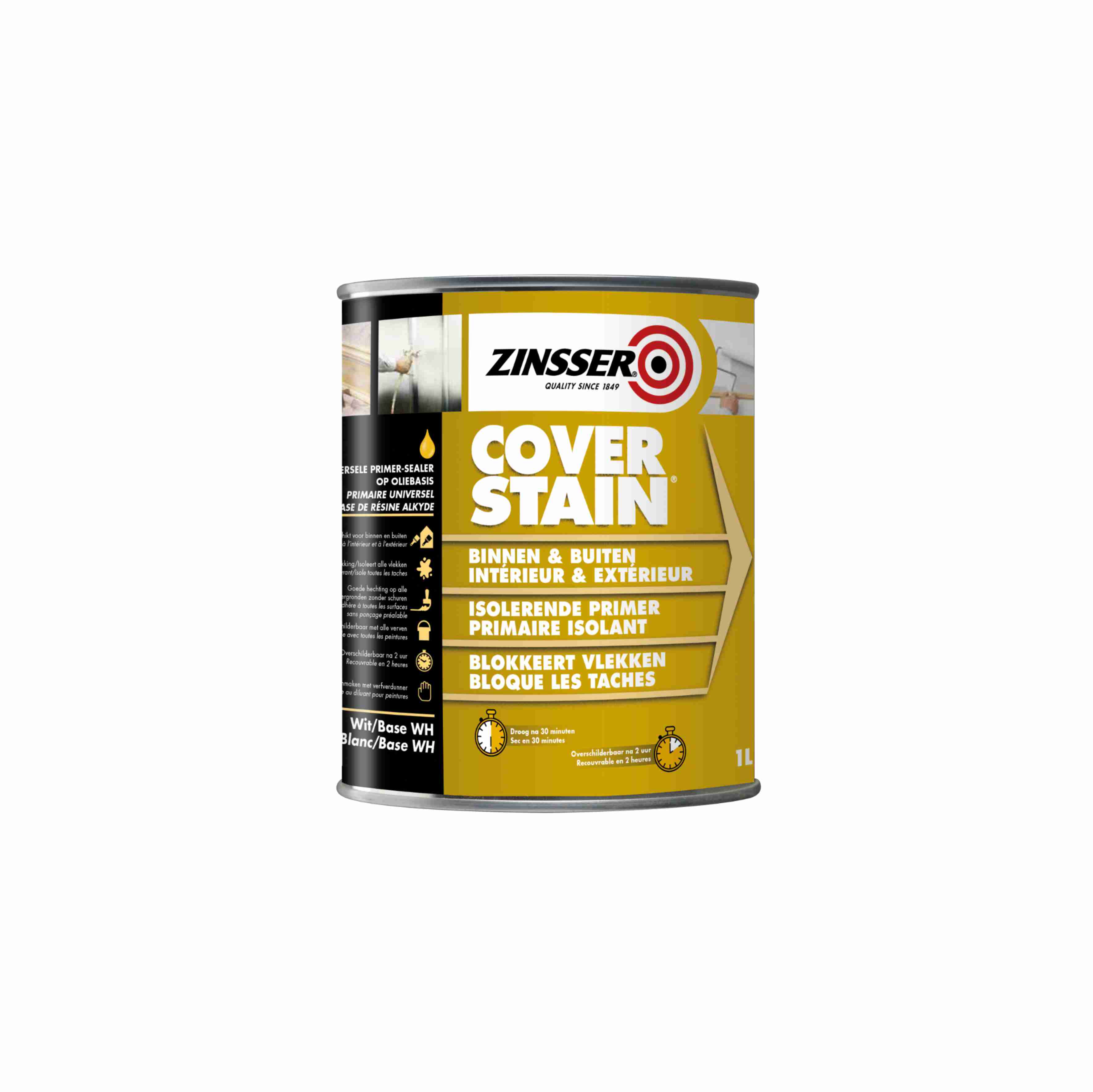 Amorsa Antipete, Zinsser Cover Stain, 1 Litru