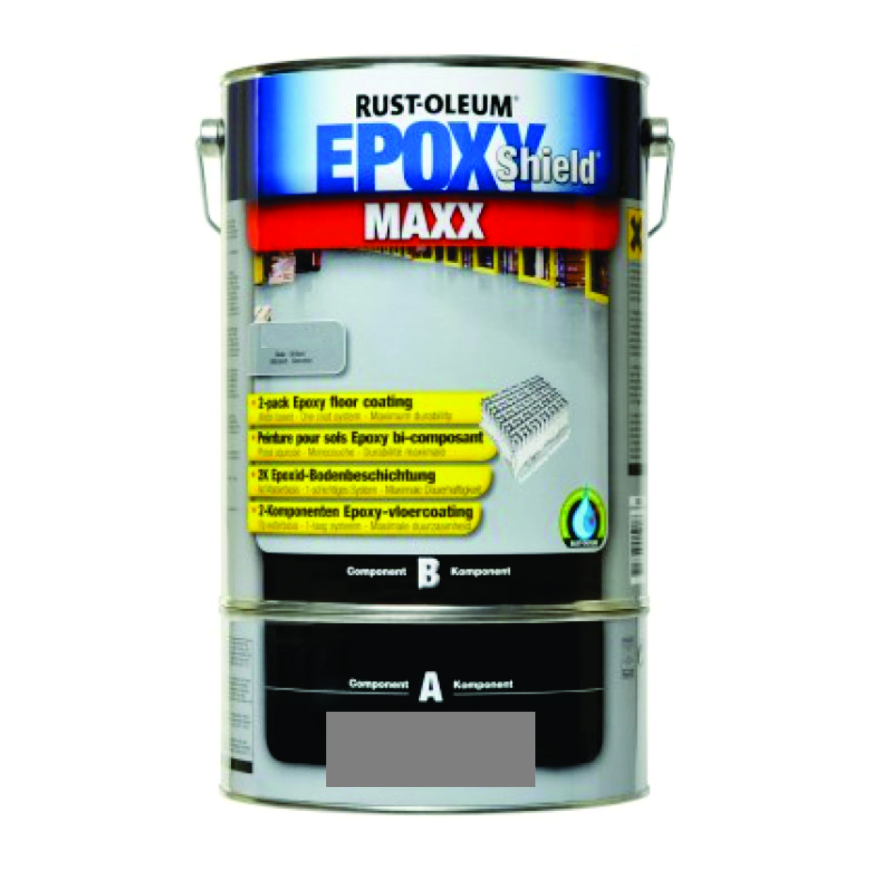 Vopsea Epoxidica MAXX Gri RAL 7001-Trafic Auto 5 Litri