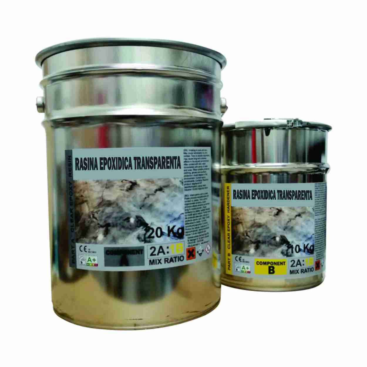 Rasina Epoxidica Transparenta Pardoseli 30Kg