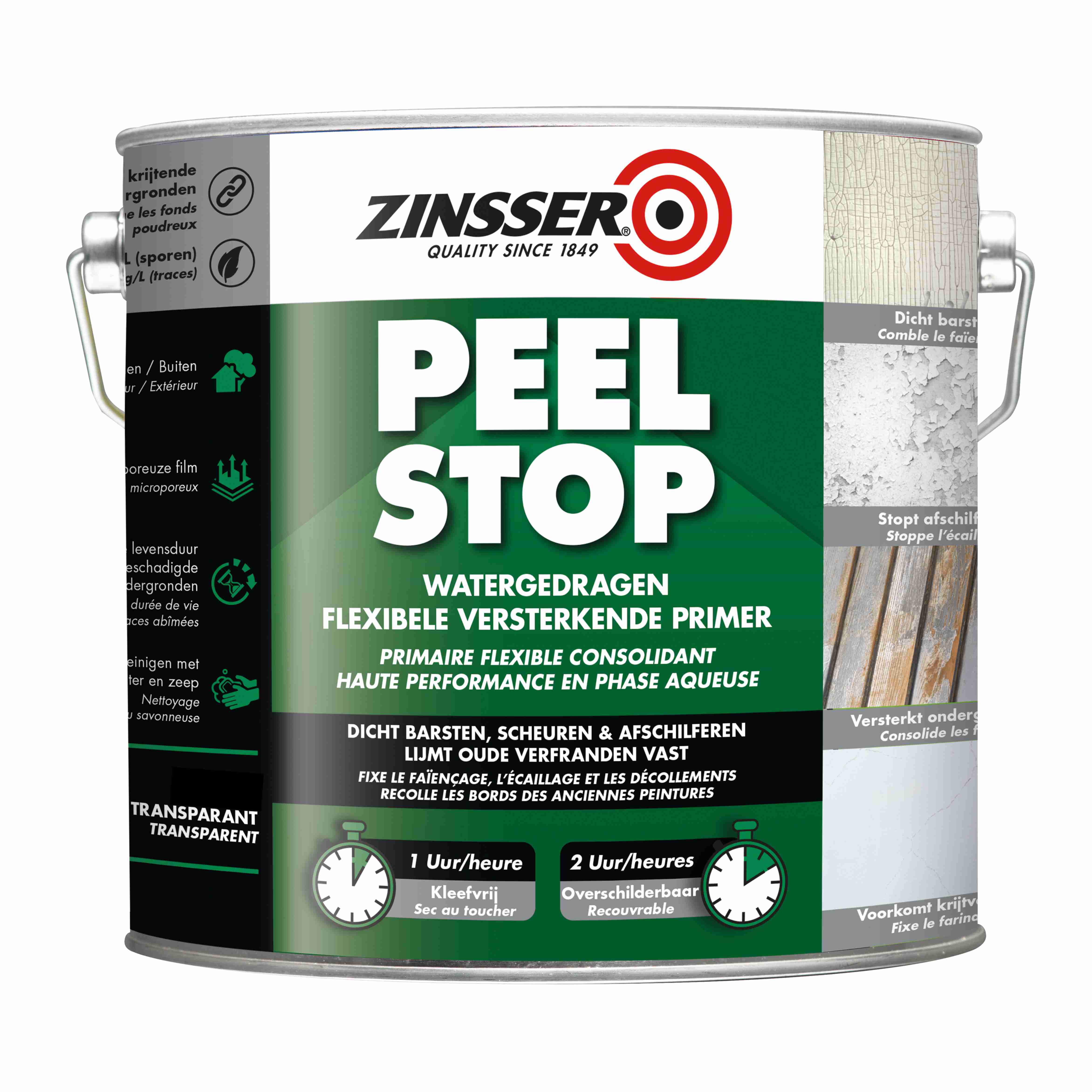 Sigilant Multisuprafete, Zinsser Peel Stop, Satin, 10 Litri