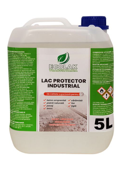 Lac Transparent Pentru Beton, Ecolak, 5 Litri