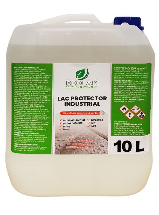 Lac Transparent Pentru Beton, Ecolak, 10 Litri