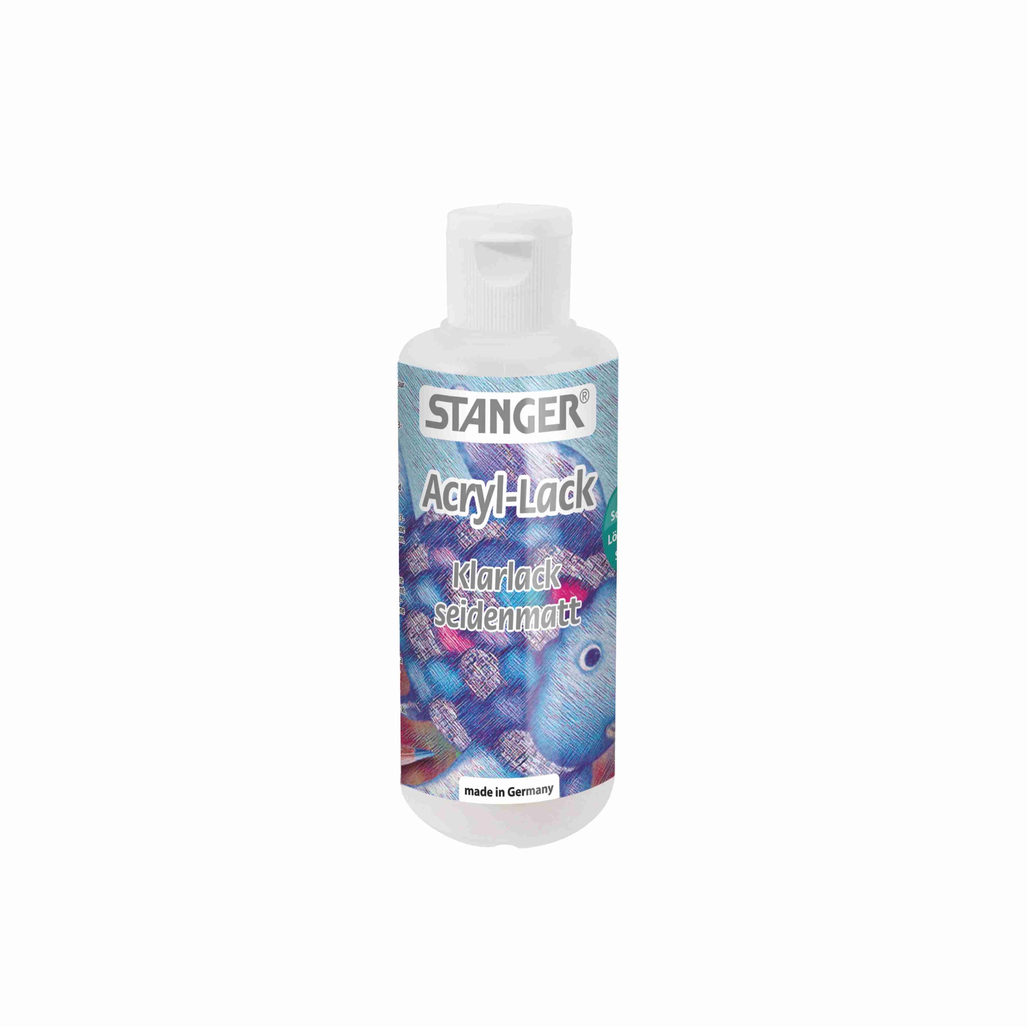 Lac Acrilic, Transparent Semi-Mat, Stanger, 80ml