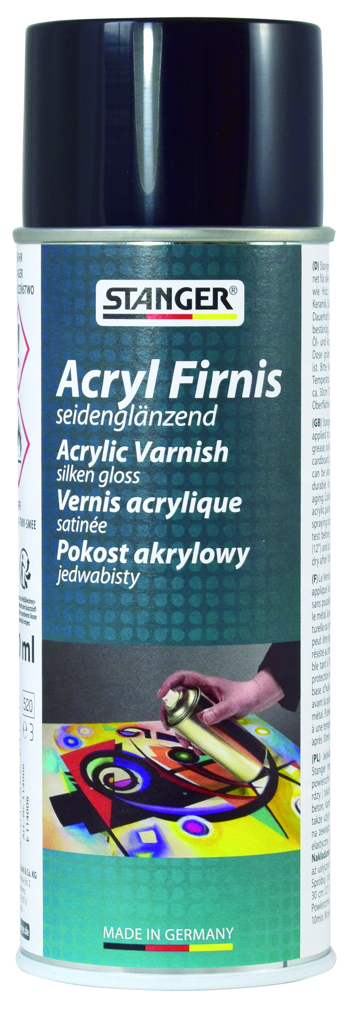 Lac Transparent Acrilic Satin Stanger, 400ml