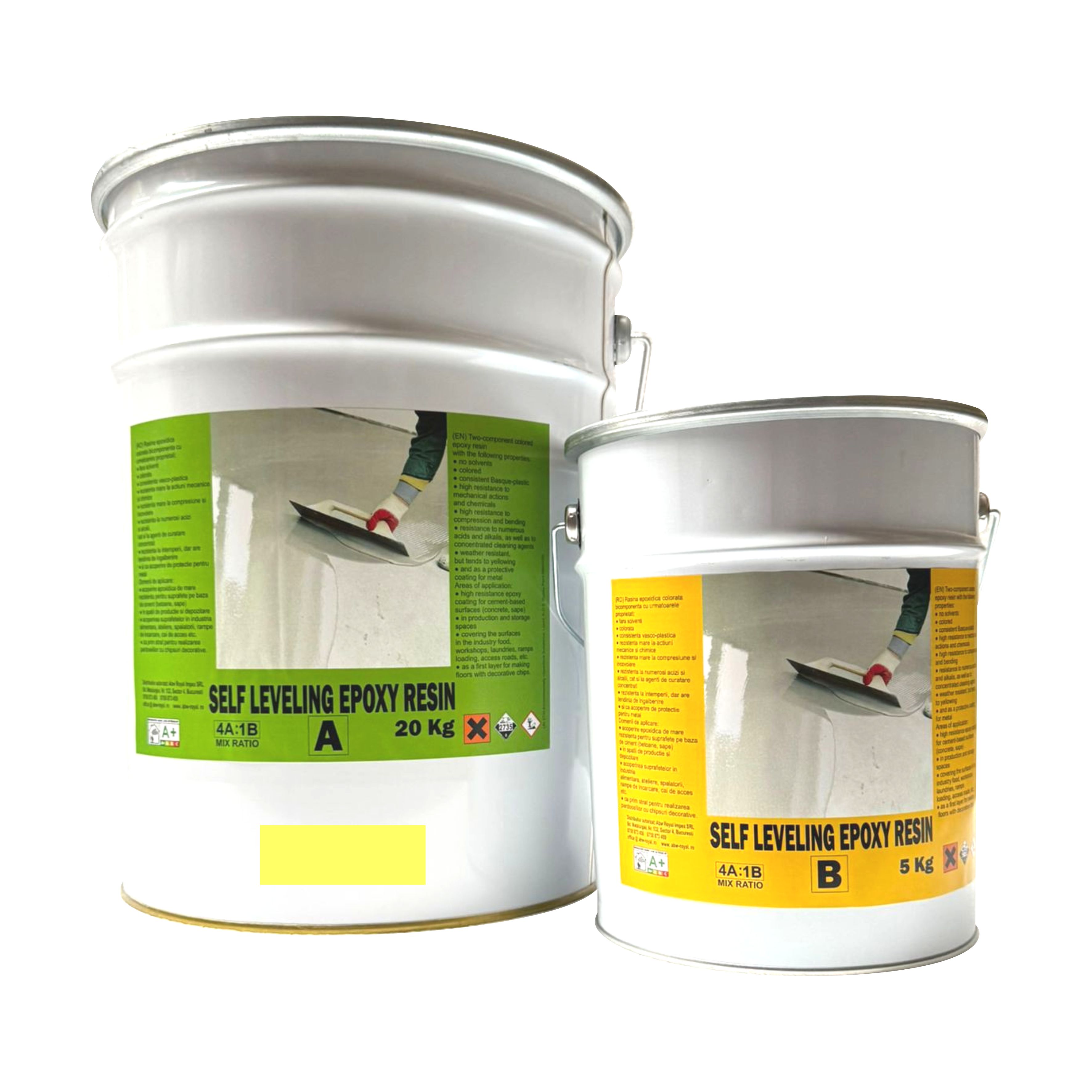 Rasina Autonivelanta Crem RAL 1015 25 Kg