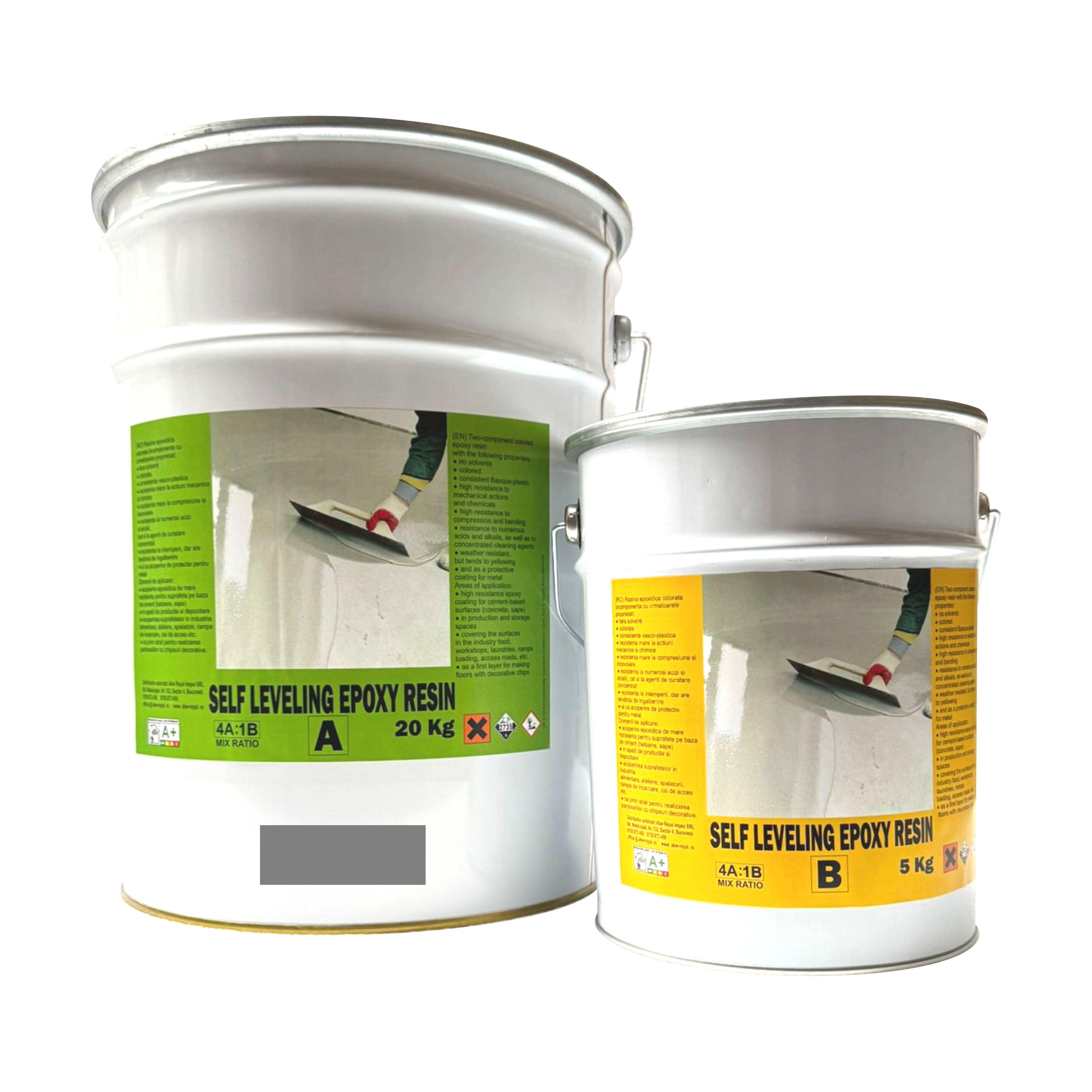 Rasina Autonivelanta Gri Inchis RAL 7001 25 Kg