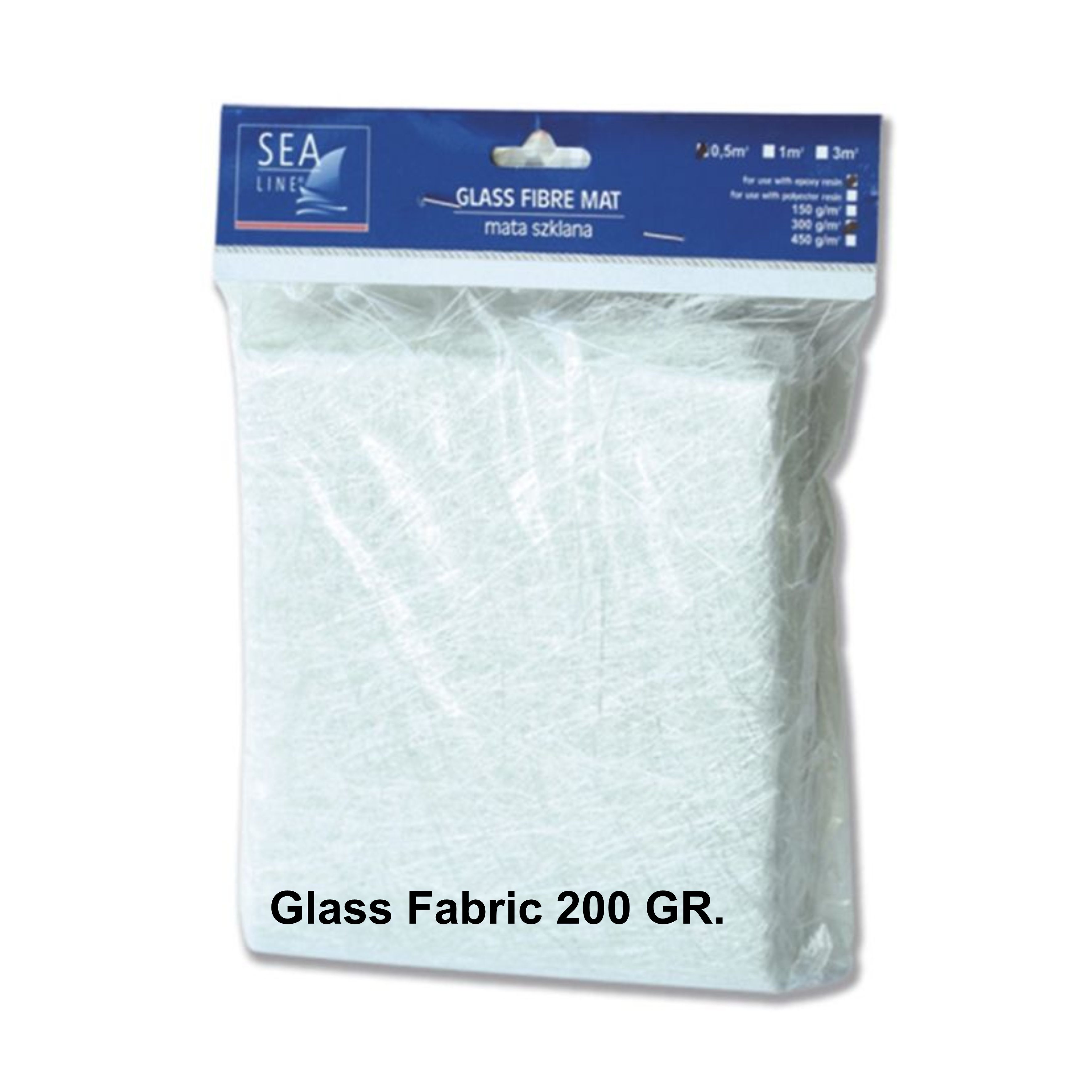 Glass Fabric 200Gr. 1Mp, Sea-Line