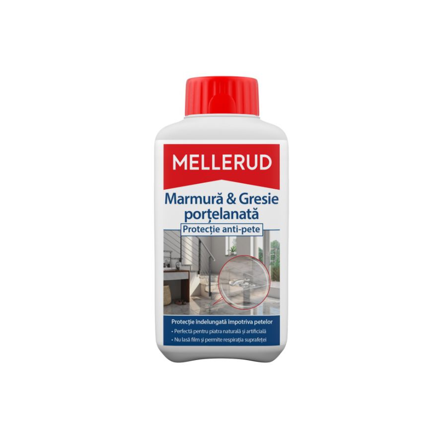 Protectie Anti-Pete Marmura Si Gresie Portelanata, Mellerud, 500ml