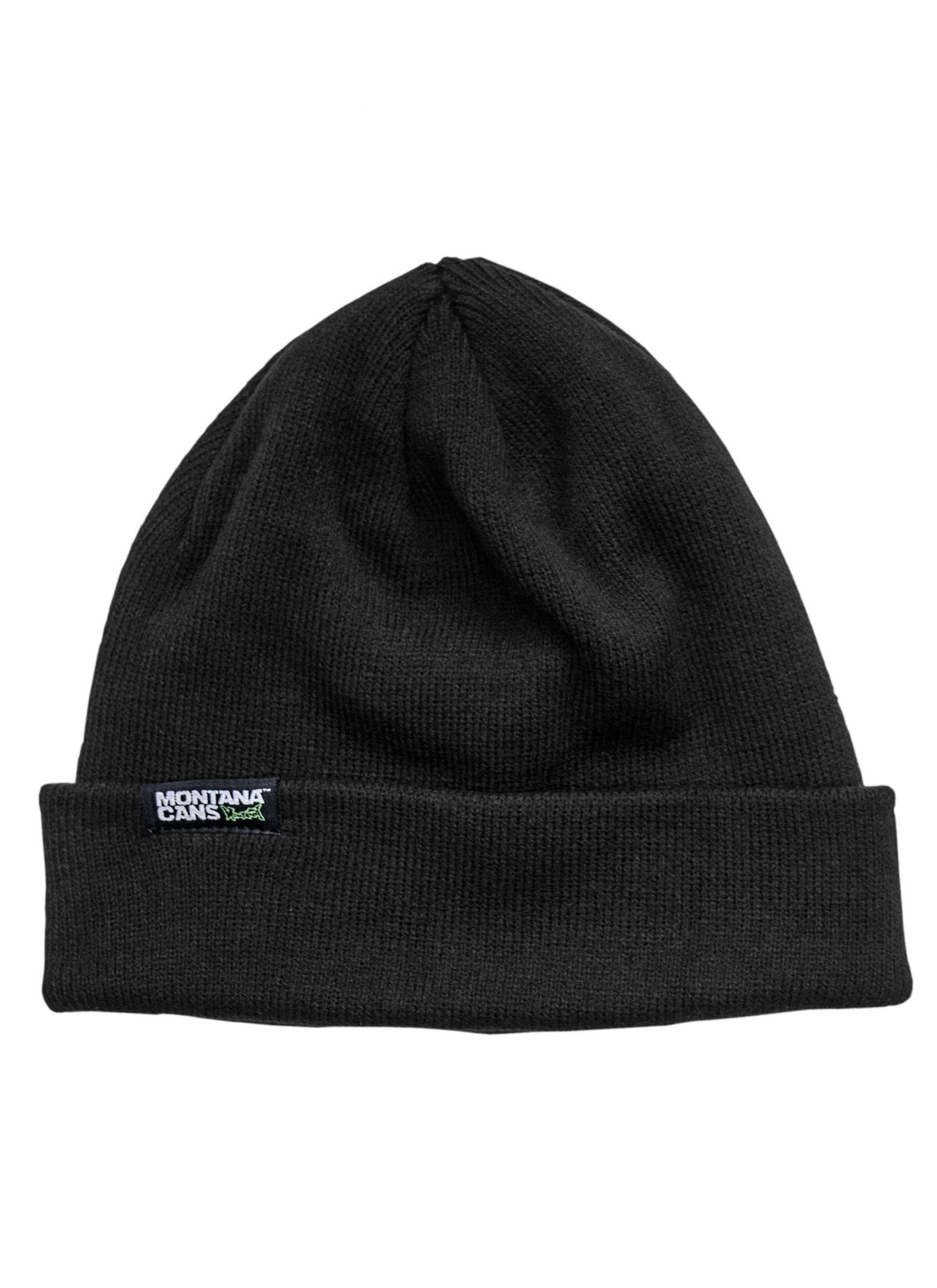 Caciula, Beanie Typo Logo Black, Montana