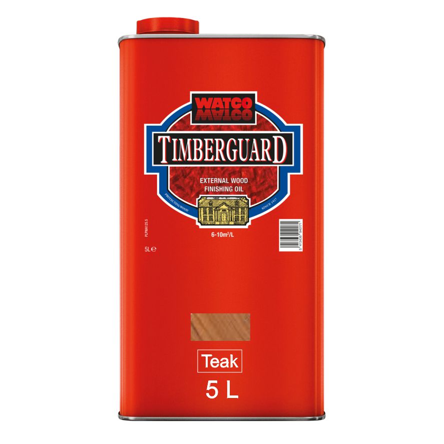 Ulei Protectie Lemn Exterior Teak, Timberex Timberguard Transparent, 5 Litri