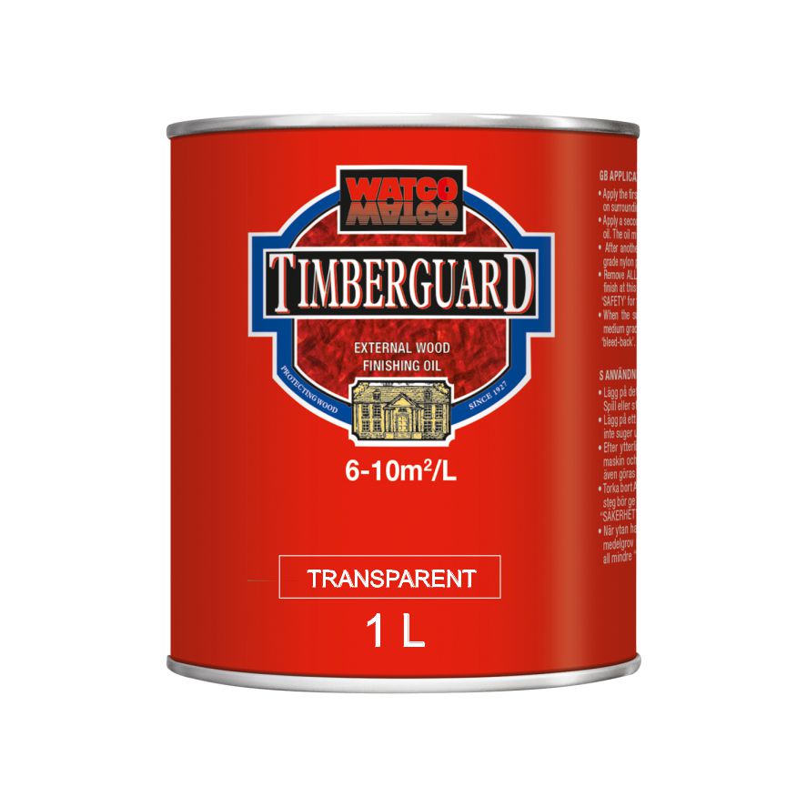 Ulei Protectie Lemn Exterior, Timberex Timberguard Transparent, 1 Litru