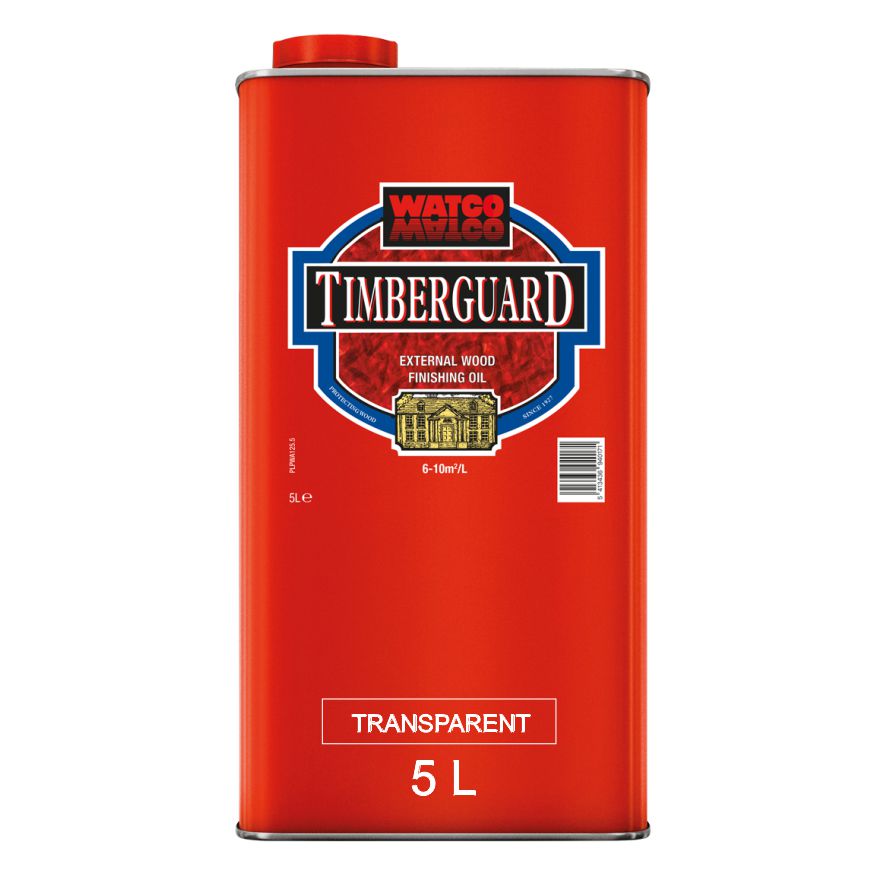 Ulei Protectie Lemn Exterior, Timberex Timberguard Transparent, 5 Litri